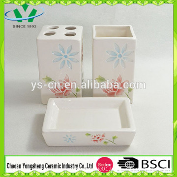 2014 China Cheap Pink Bathroom Accessories Set